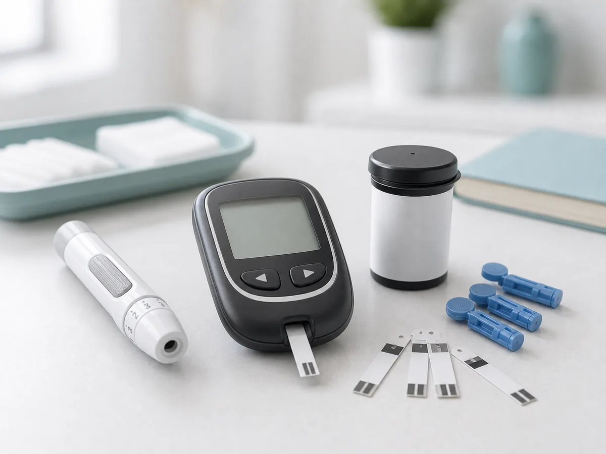 Diabetic testing supplies and meter, durable medical equipment supported by NextRCM