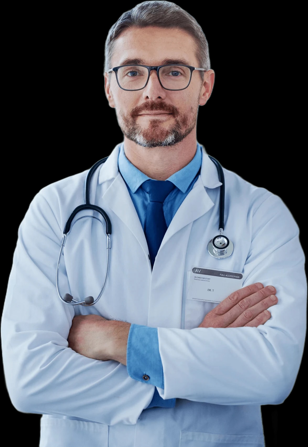 A physician in a clinic, one of the provider types NextRCM bills for