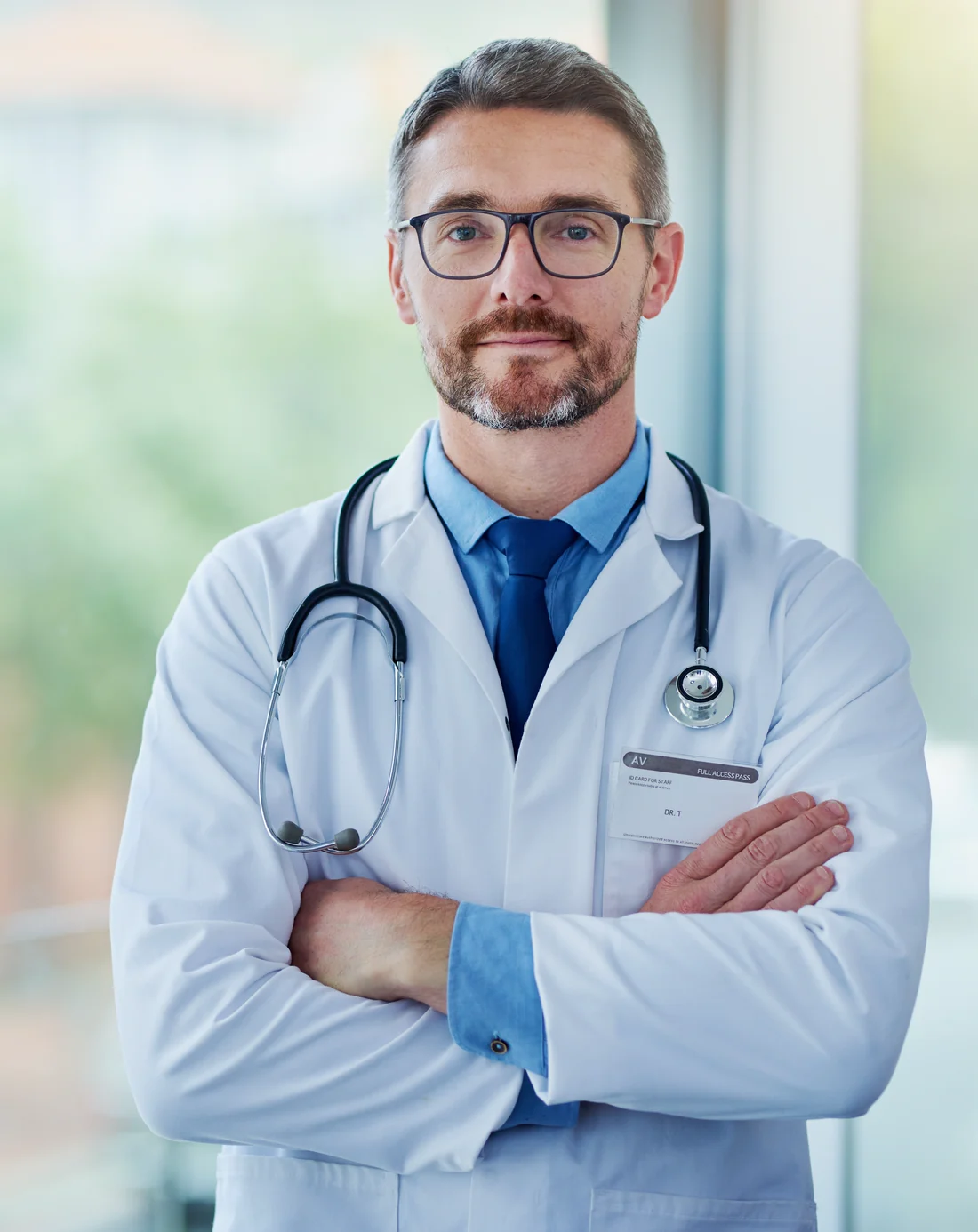 A physician in a clinic, one of the provider types NextRCM bills for